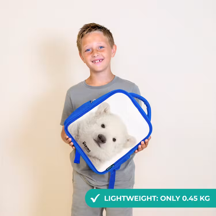 Kids backpack - Blue - Cute Polar Bear — 3