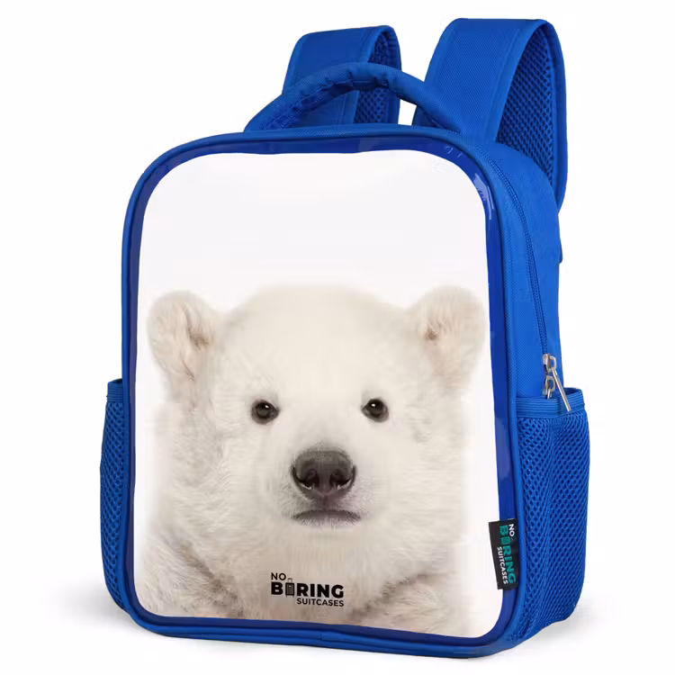 Kids backpack - Blue - Cute Polar Bear — 7