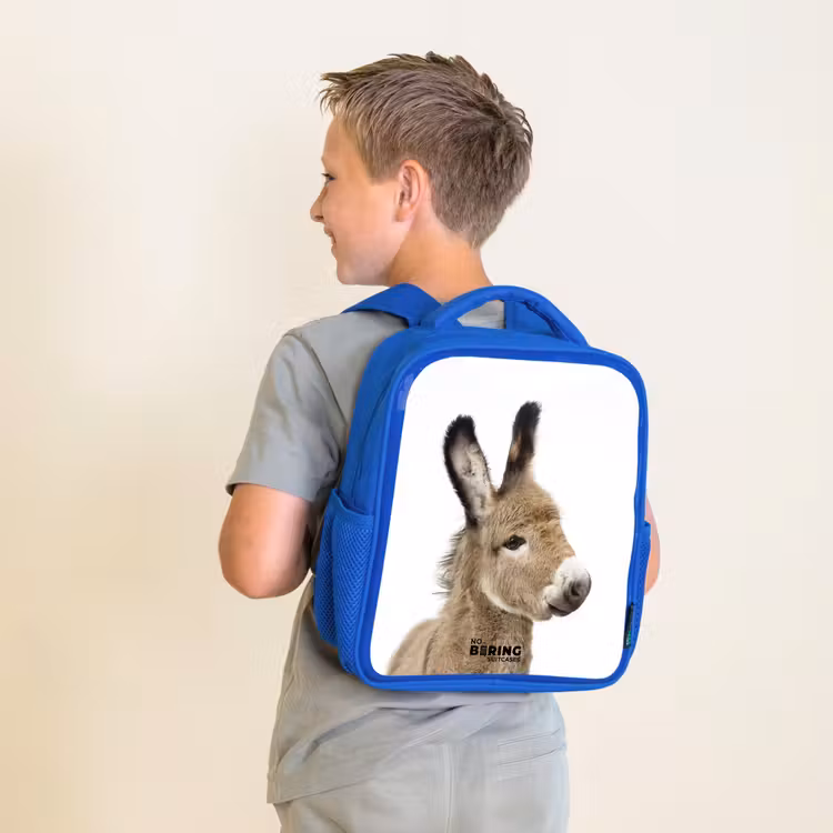Kids backpack - Blue - Eddy Donkey — 2