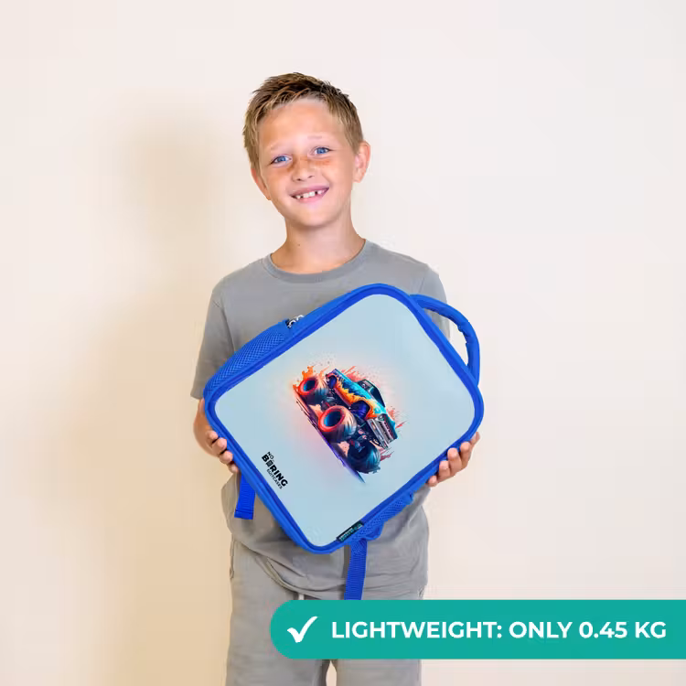 Kids backpack - Blue - Fierce Wheels — 3