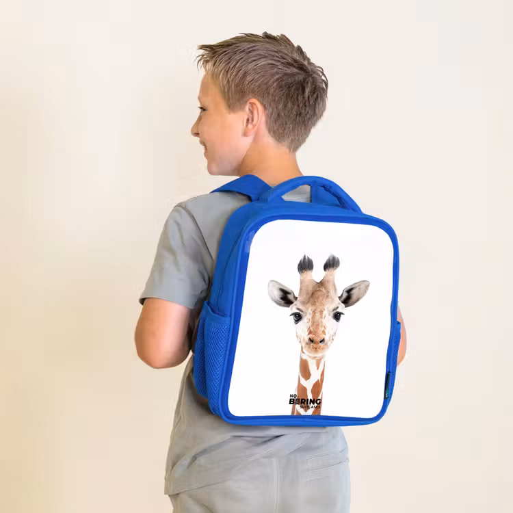Kids backpack - Blue - Gerrie Giraffe — 2