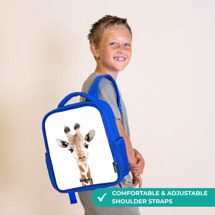 Kids backpack - Blue - Gerrie Giraffe — 4