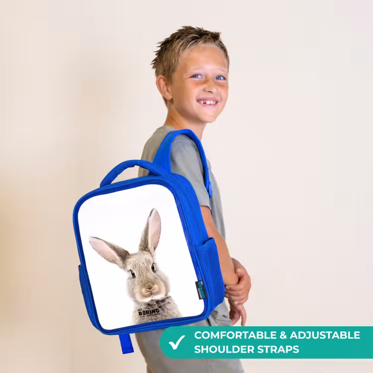 Kids backpack - Blue - Koen Rabbit — 4