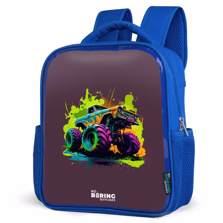 Kids backpack - Blue - Neon Wheels — 7