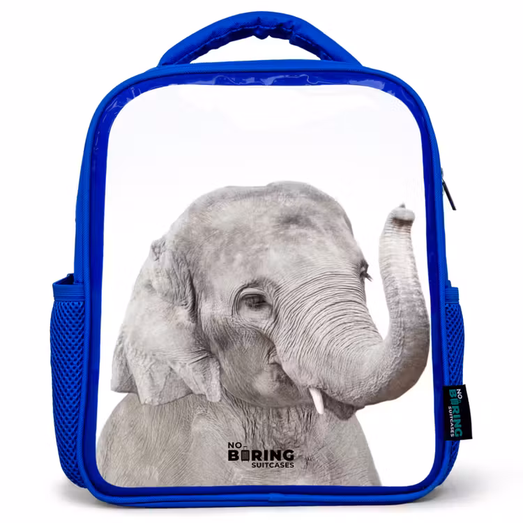 Kids backpack - Blue - Oscar Elephant — 1