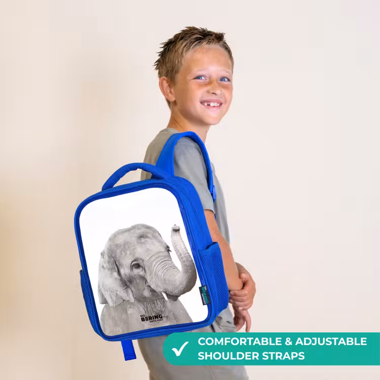 Kids backpack - Blue - Oscar Elephant — 4