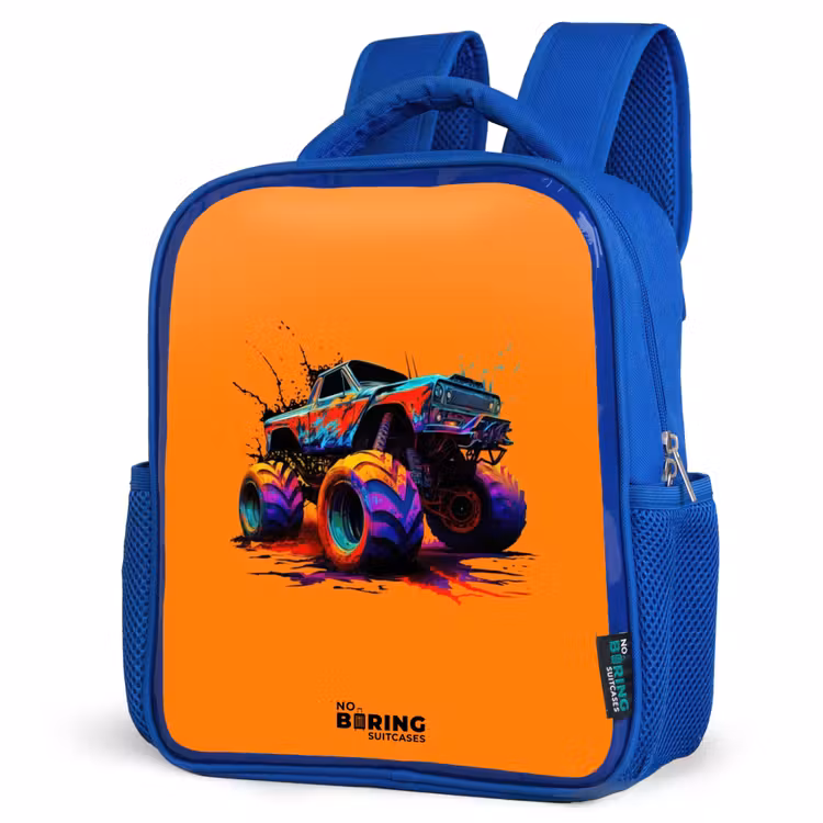 Kids backpack - Blue - Rainbow Wheels — 7