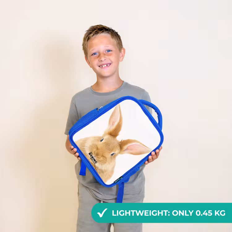 Kids backpack - Blue - Sniffles with Satisfied Head — 3