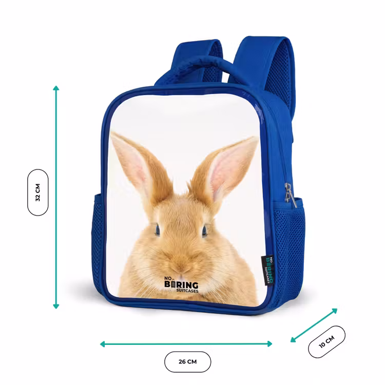 Kids backpack - Blue - Sniffles with Satisfied Head — 6