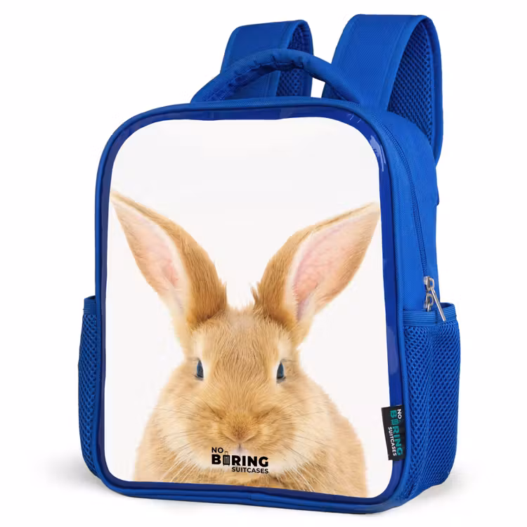 Kids backpack - Blue - Sniffles with Satisfied Head — 7