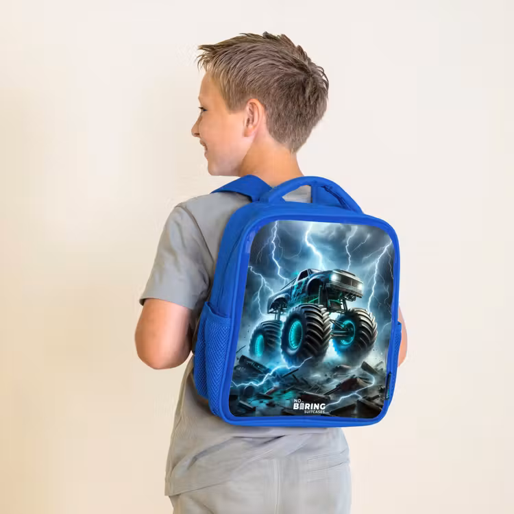 Kids backpack - Blue - Thunder Wheels — 2