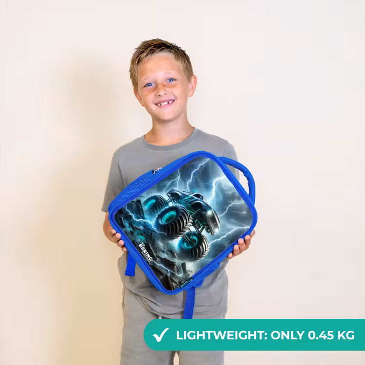Kids backpack - Blue - Thunder Wheels — 3