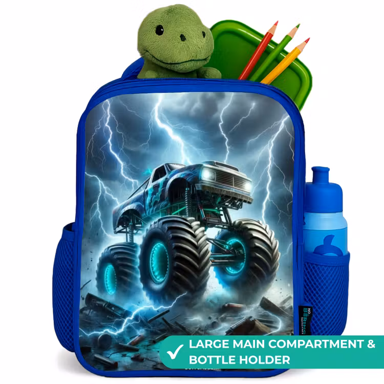 Kids backpack - Blue - Thunder Wheels — 5