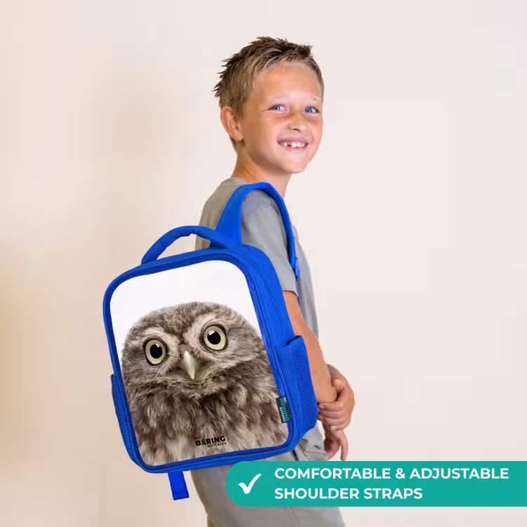 Kids backpack - Blue - Ulke Owl — 4