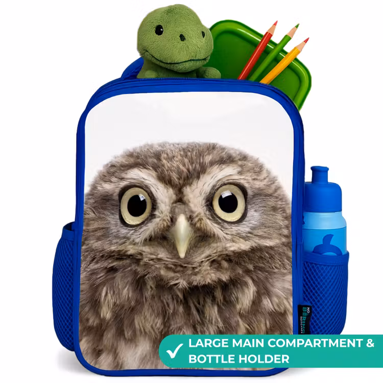 Kids backpack - Blue - Ulke Owl — 5