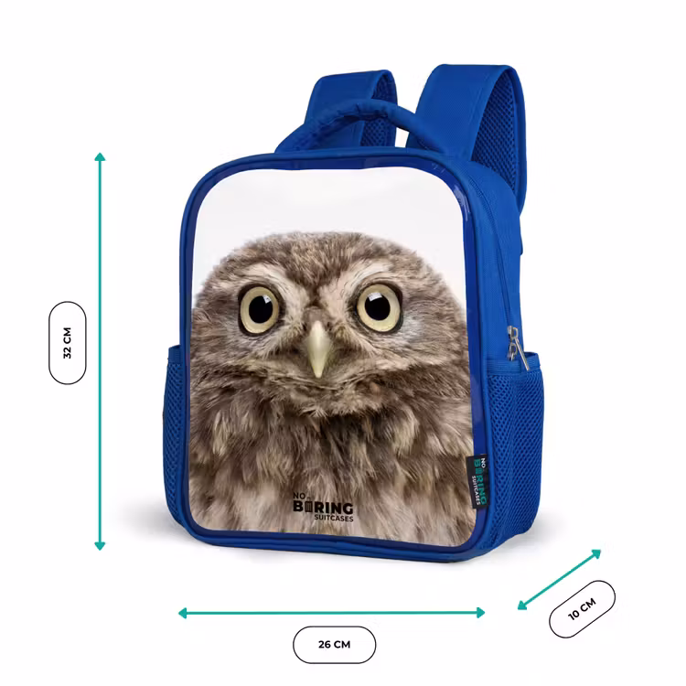 Kids backpack - Blue - Ulke Owl — 6