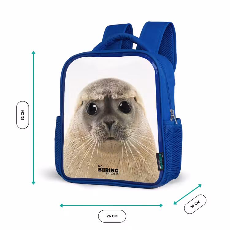 Kids backpack - Blue - Zyon Seal — 6