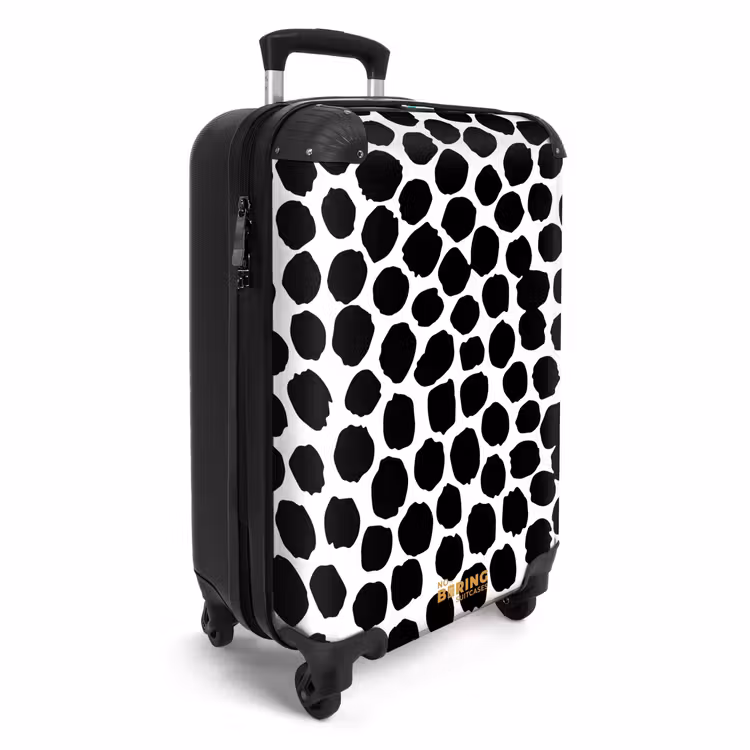Suitcase - Black dots on a white background — 2