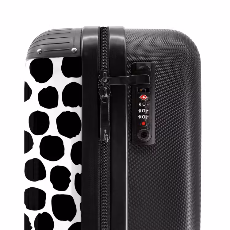 Suitcase - Black dots on a white background — 6