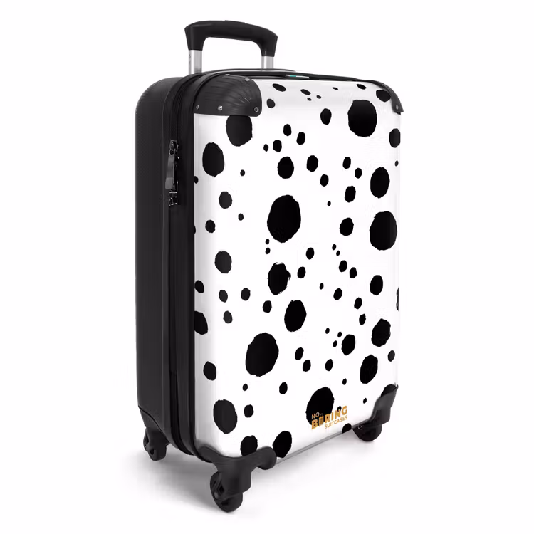 Suitcase - Black dots on a white background — 2