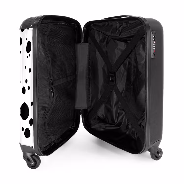 Suitcase - Black dots on a white background — 5