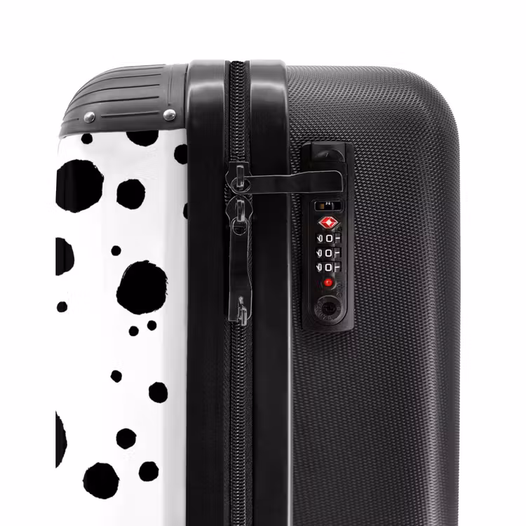 Suitcase - Black dots on a white background — 6