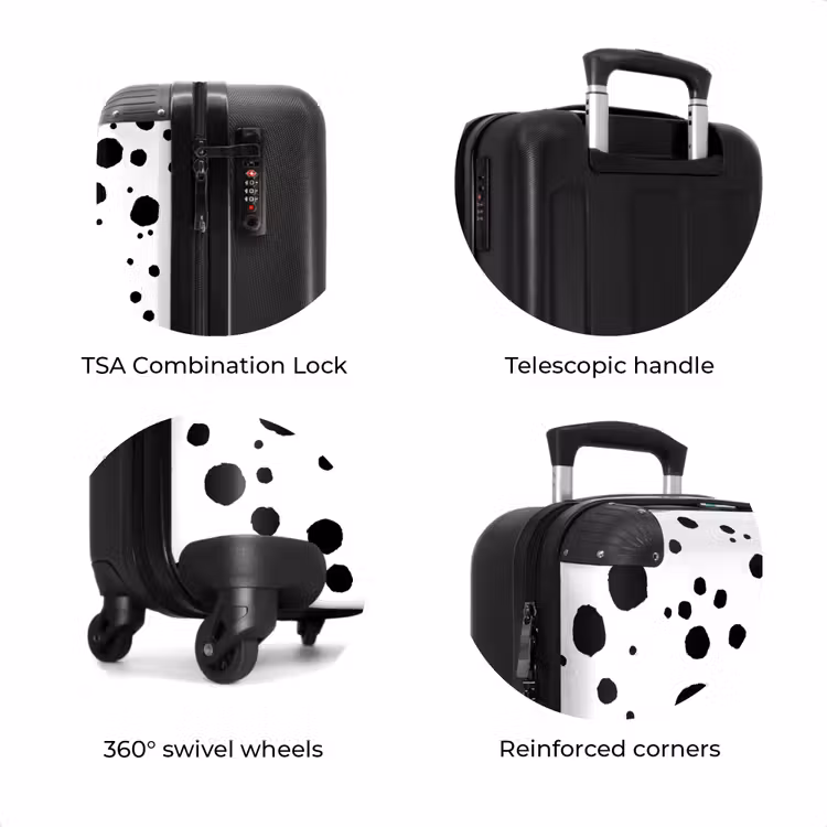 Suitcase - Black dots on a white background — 8