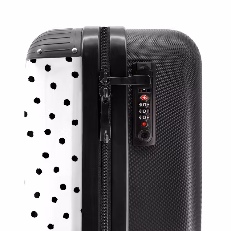 Suitcase - Black dots over a white background — 6
