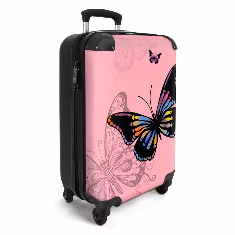 Suitcase - Bubblegum butterfly — 2