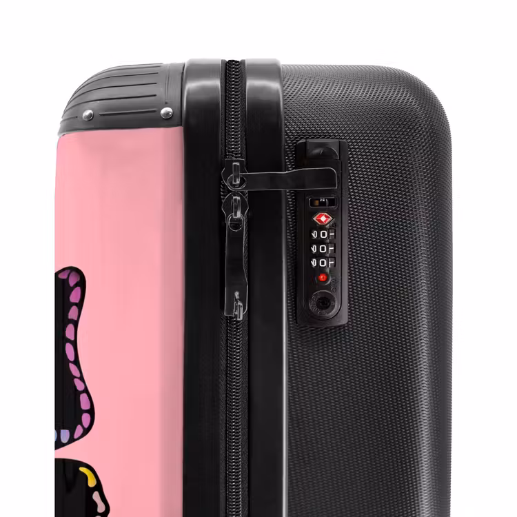 Suitcase - Bubblegum butterfly — 5