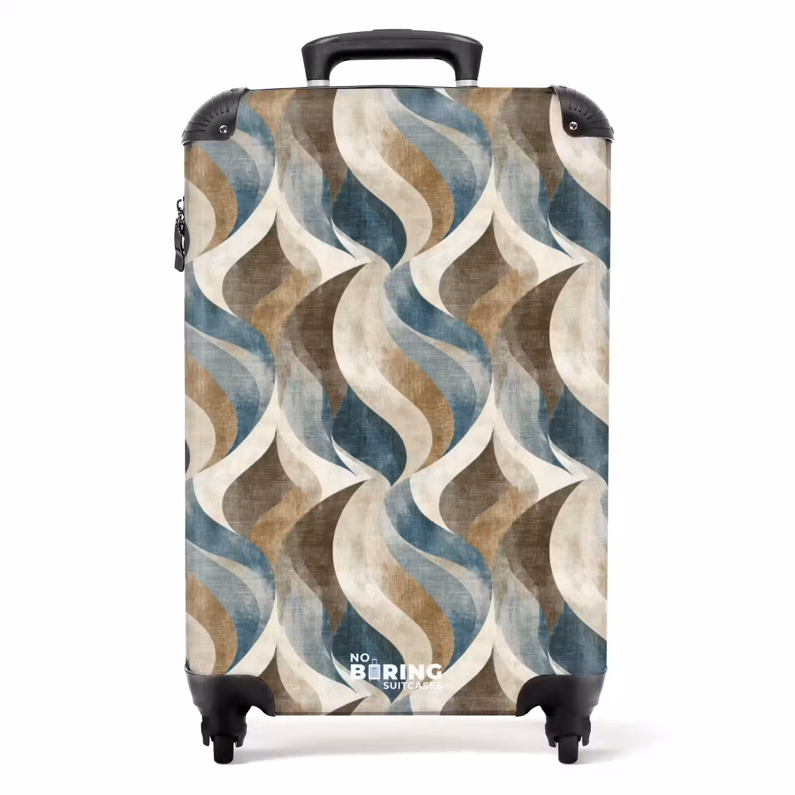 Suitcase - Abstract - Waves - Colorful — 1