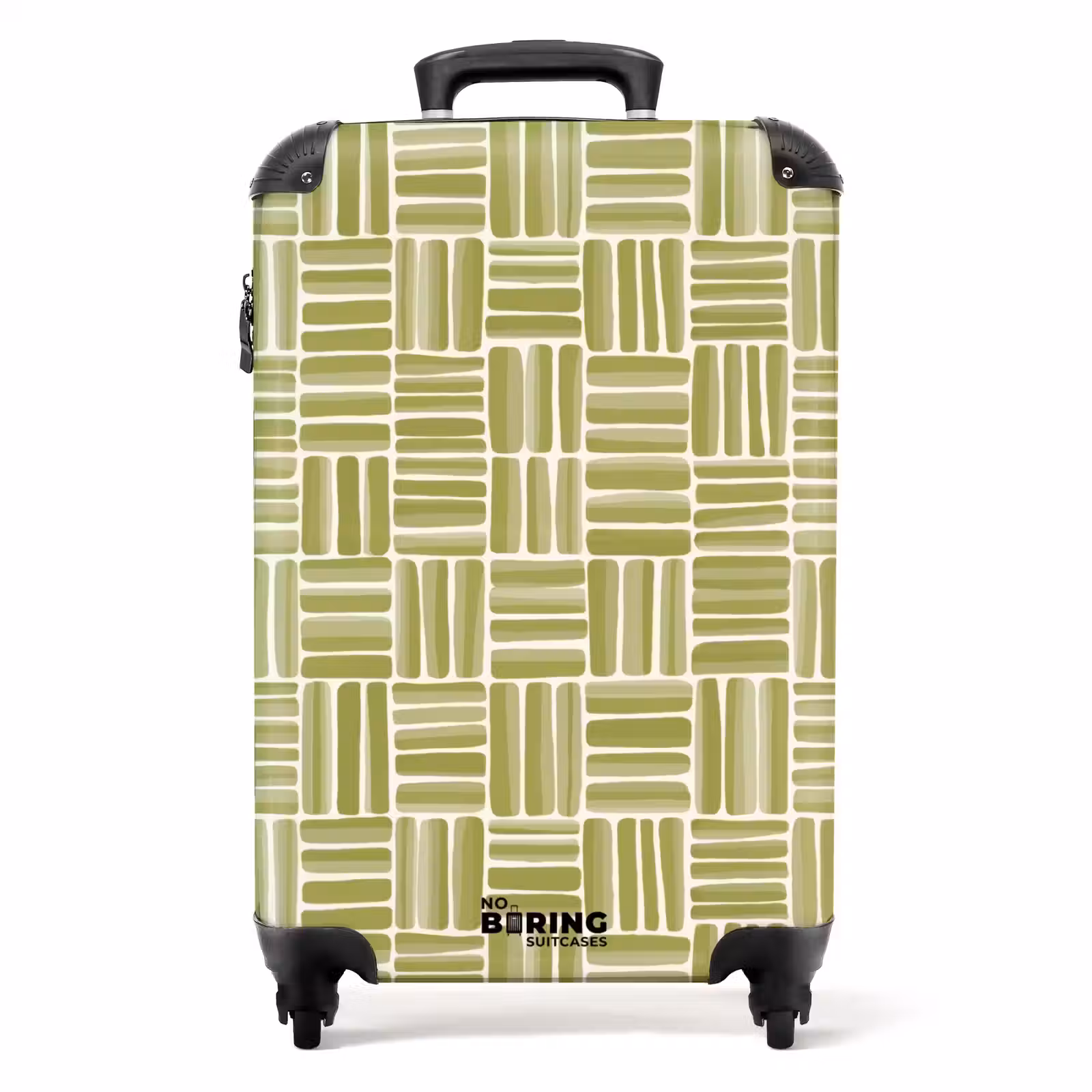 Suitcase - Braid - Pattern - Green — 1