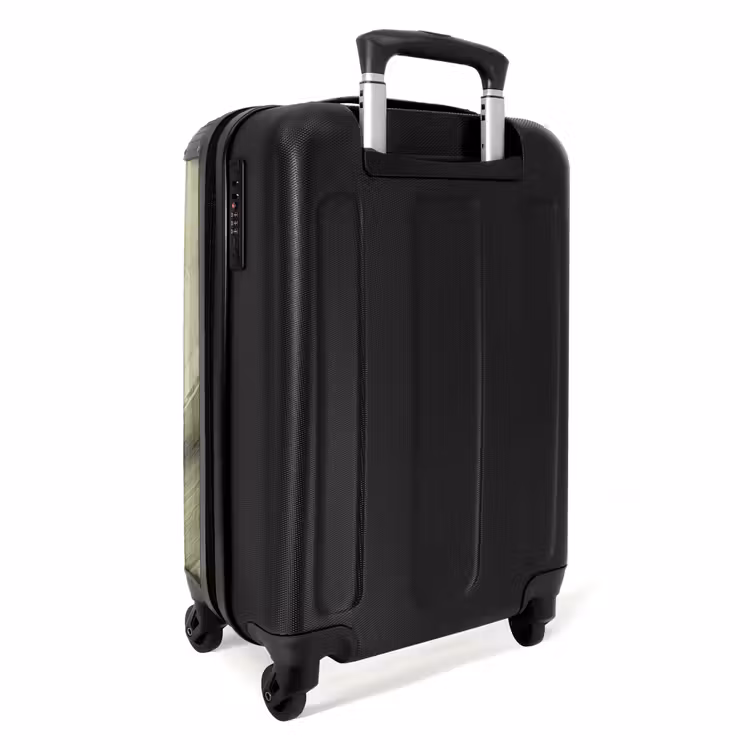 Suitcase - Abstract - Brush strokes - Waves - Green — 4