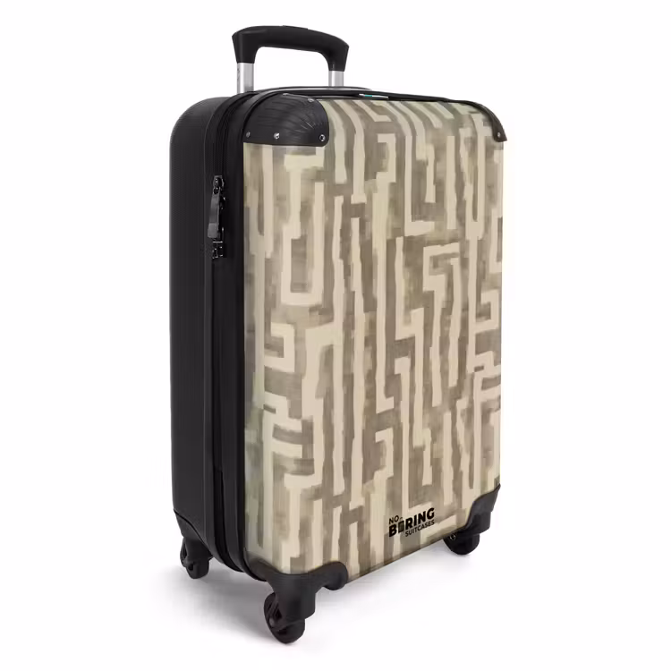 Suitcase - Abstract - Geometric - Green — 2
