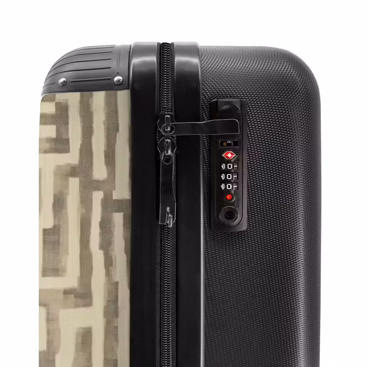 Suitcase - Abstract - Geometric - Green — 6