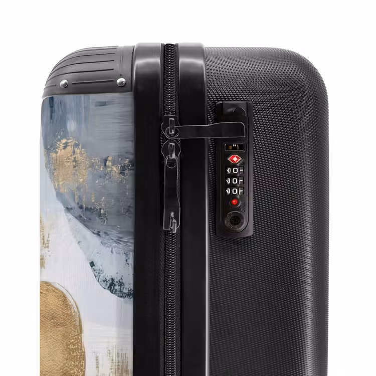 Suitcase - Abstract - Gold - Shapes — 6