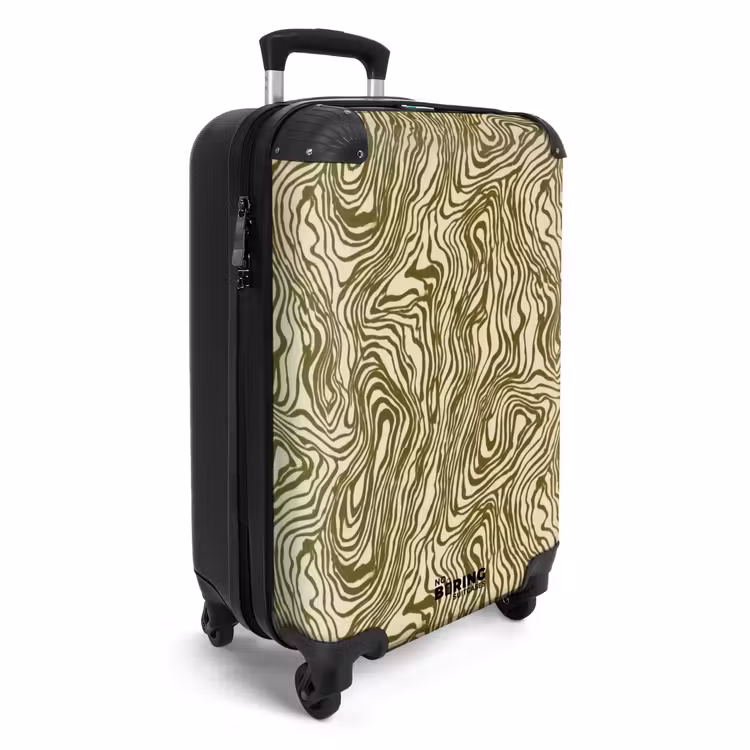 Suitcase - Abstract - Marble - Green — 2