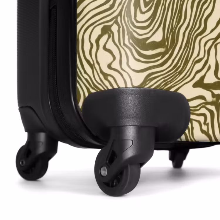 Suitcase - Abstract - Marble - Green — 7