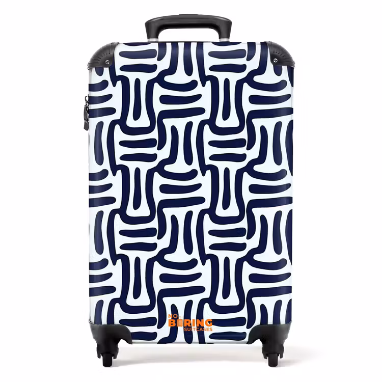 Suitcase - Abstract - Modern - Blue — 1