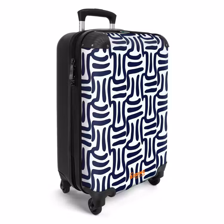 Suitcase - Abstract - Modern - Blue — 2
