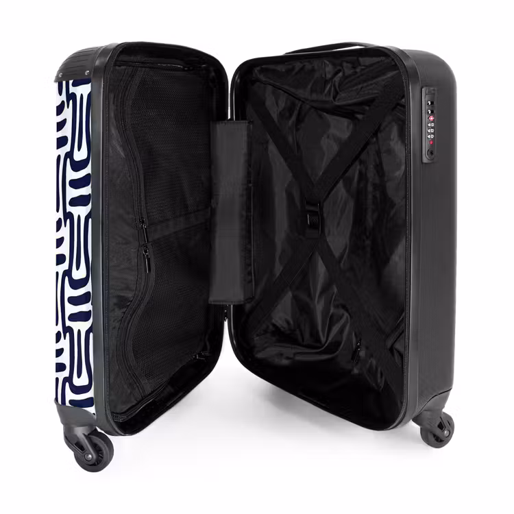 Suitcase - Abstract - Modern - Blue — 5