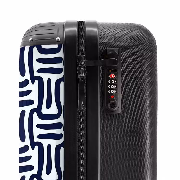 Suitcase - Abstract - Modern - Blue — 6
