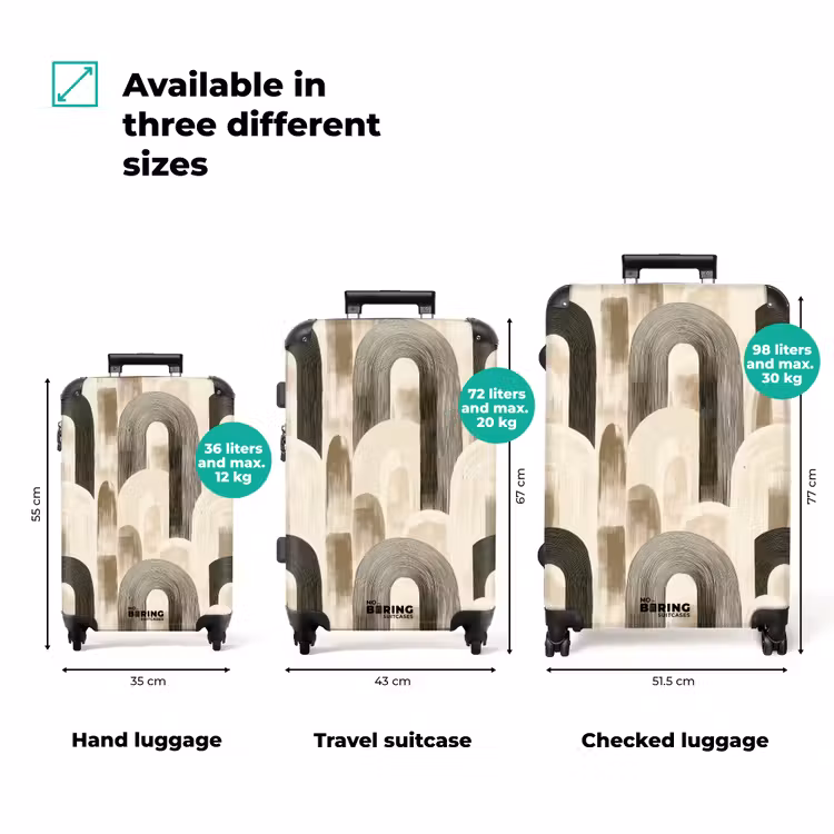 Suitcase - Abstract - Pattern - Arches — 3