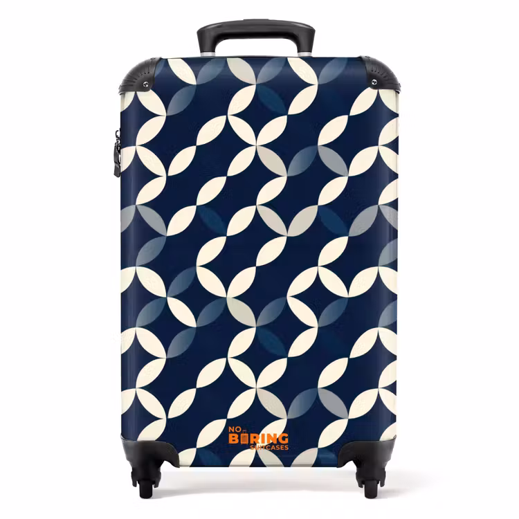 Suitcase - Abstract - Pattern - Blue — 1