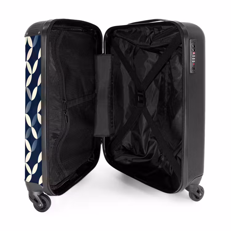 Suitcase - Abstract - Pattern - Blue — 5