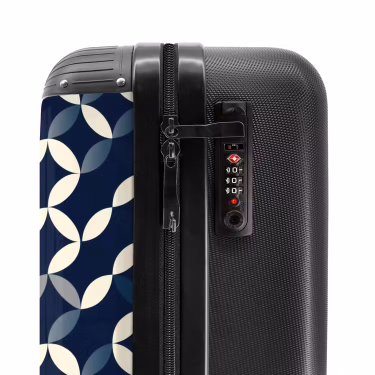 Suitcase - Abstract - Pattern - Blue — 6