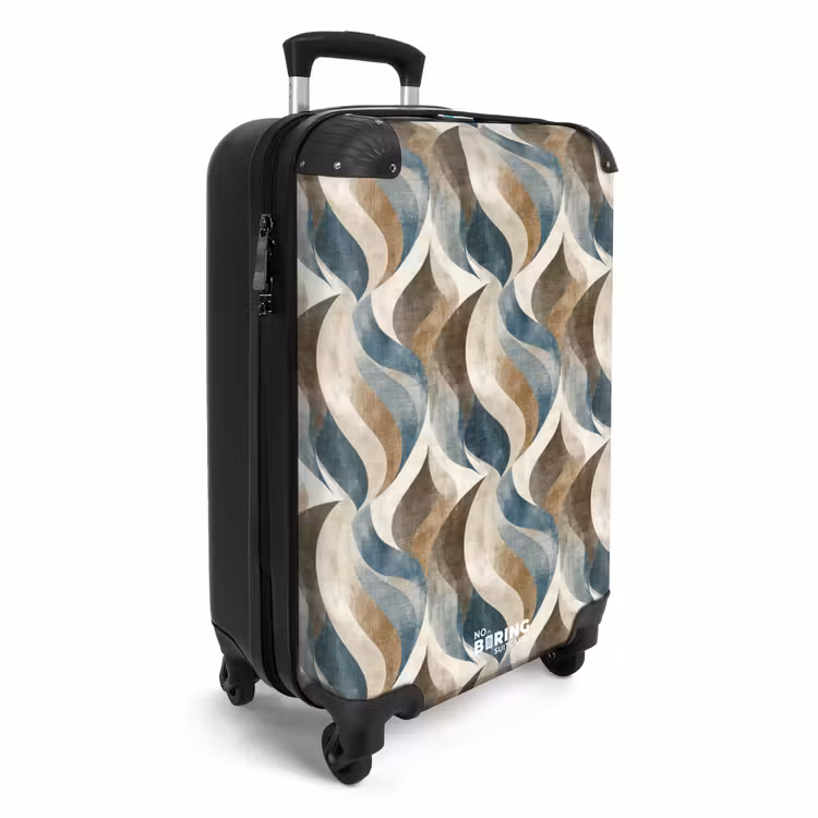 Suitcase - Abstract - Waves - Colorful — 2
