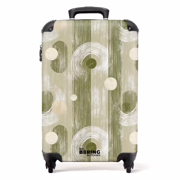Suitcase - Artistic - Modern - Green — 1