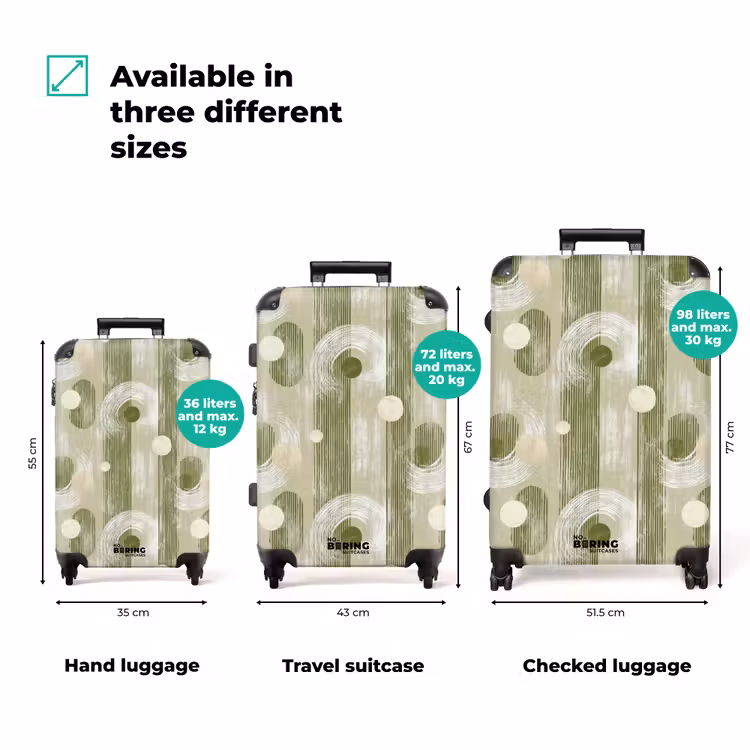 Suitcase - Artistic - Modern - Green — 3