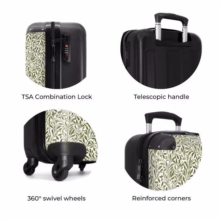 Suitcase - Botanical - Branches - Green — 8